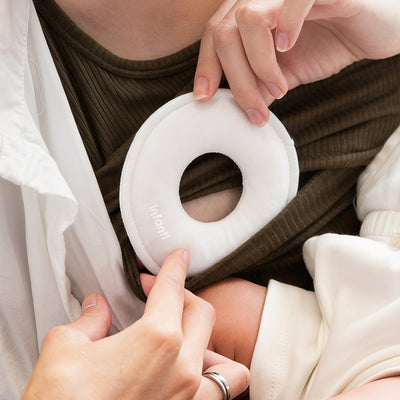 Rosquinhas de Amamentação Orgânica Serena Infanti Off White - Conforto que se adapta